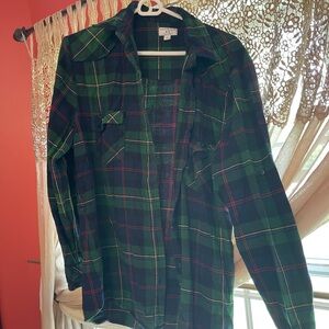 Cozy Green Flannel shirt